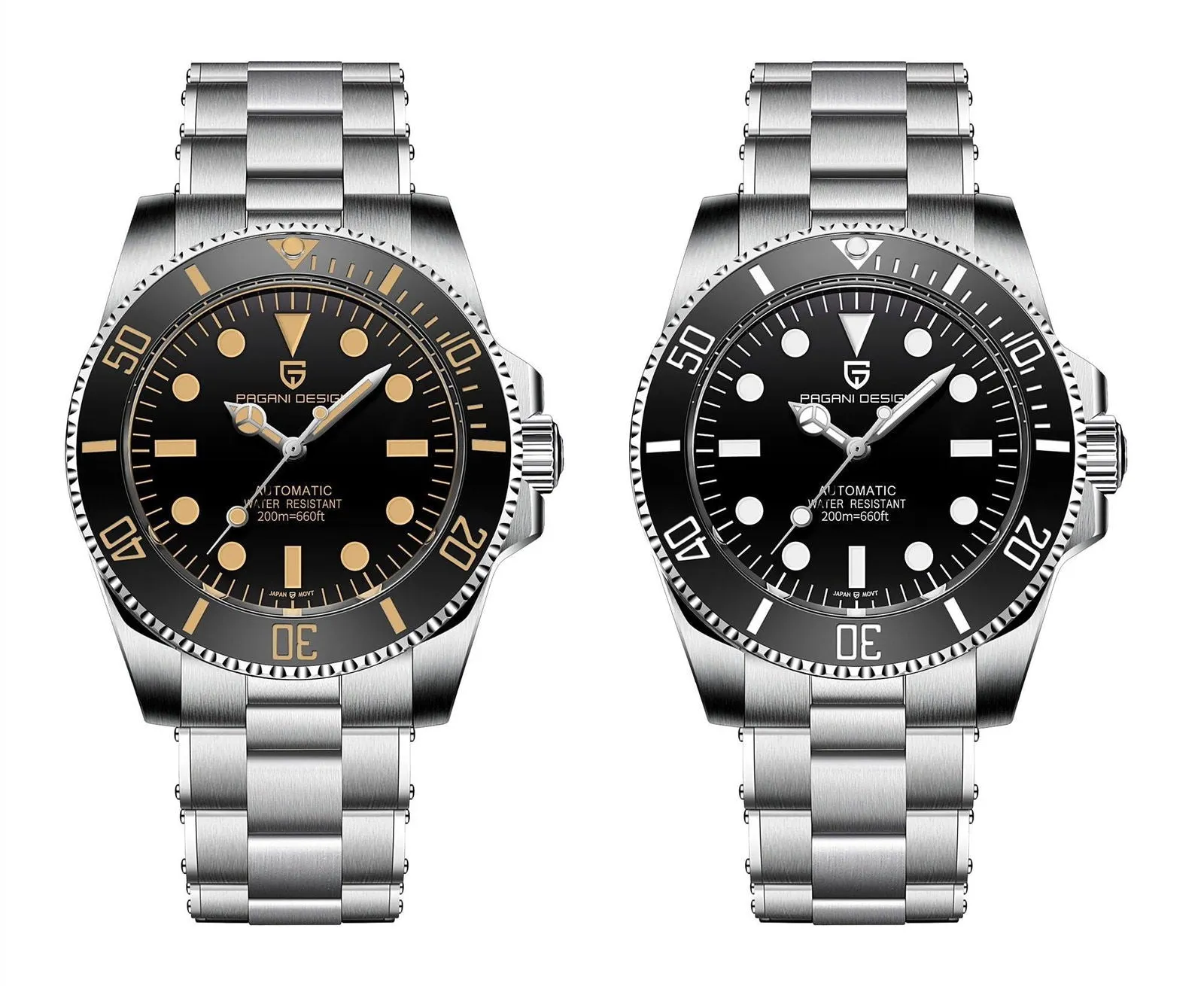 Pagani Design Submariner No Date Homage Watches