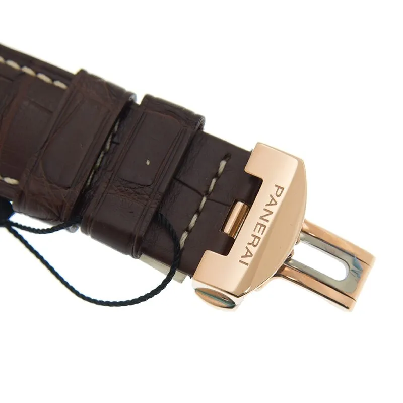 Panerai 1940 Oro Rosso Manual Wind Brown Dial 18k Rose Gold Men's Watch PAM00398