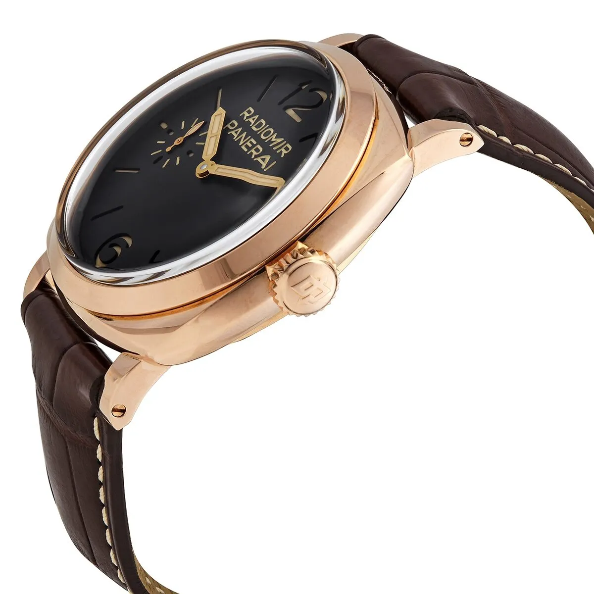 Panerai 1940 Oro Rosso Manual Wind Brown Dial 18k Rose Gold Men's Watch PAM00398