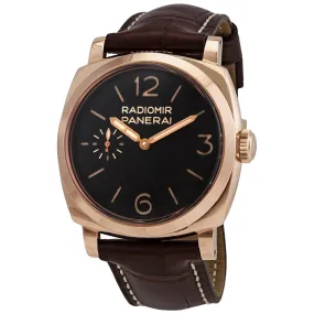 Panerai 1940 Oro Rosso Manual Wind Brown Dial 18k Rose Gold Men's Watch PAM00398
