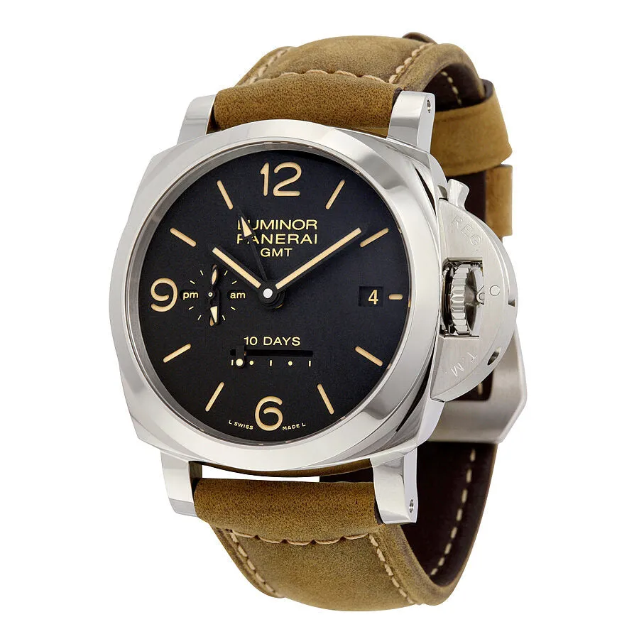 Panerai Luminor 1950 10 Days GMT Automatic Black Dial Men's Watch PAM00533