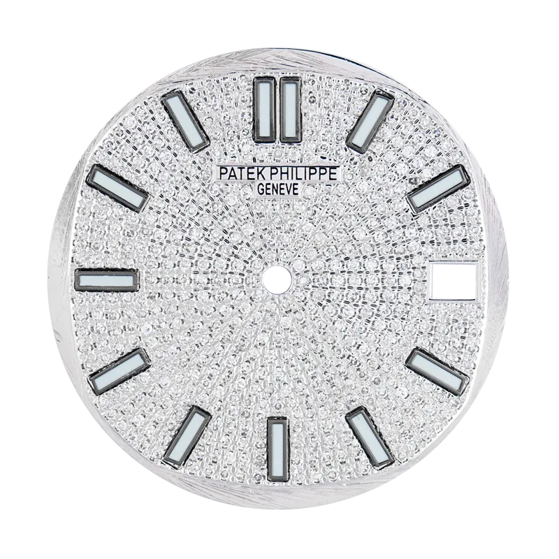 Patek Philippe 5711 Custom Pavé Diamond/Index Dial