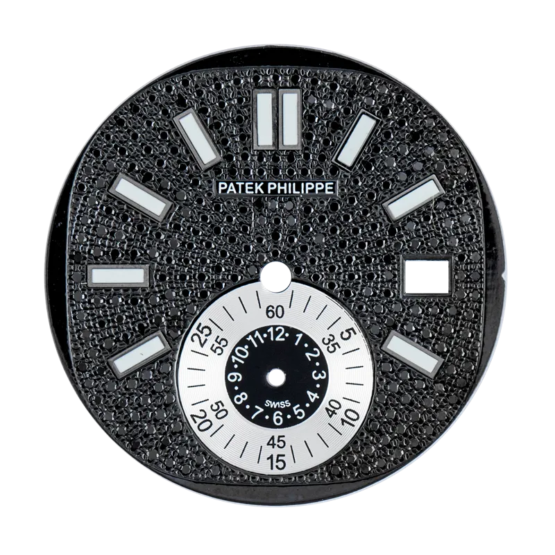Patek Philippe 5980 Custom Black Pavé Dial