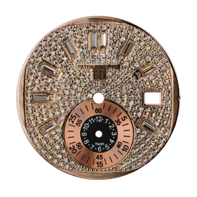 Patek Philippe Nautilus 5980 Rose Gold Diamond Set T4D Custom Dial
