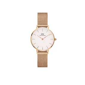 Petite 28mm Melrose - Rose Gold & White Watch