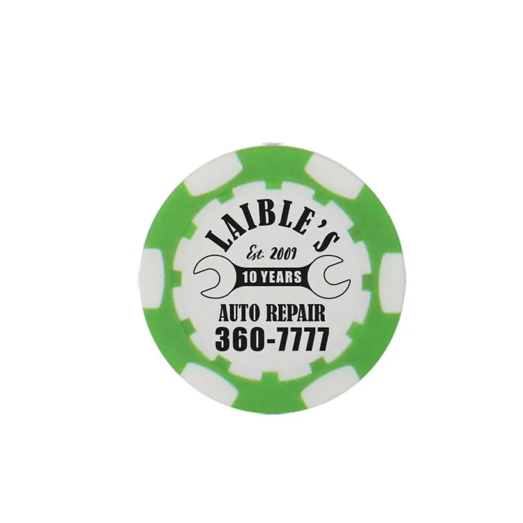 Premium Custom Golf Poker Chips