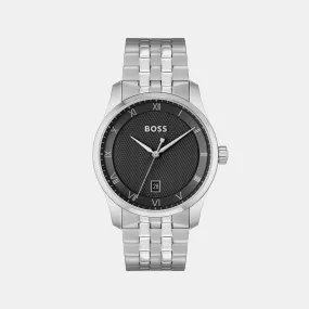 Principle Men Black Analog Stainless Steel Watch 1514123