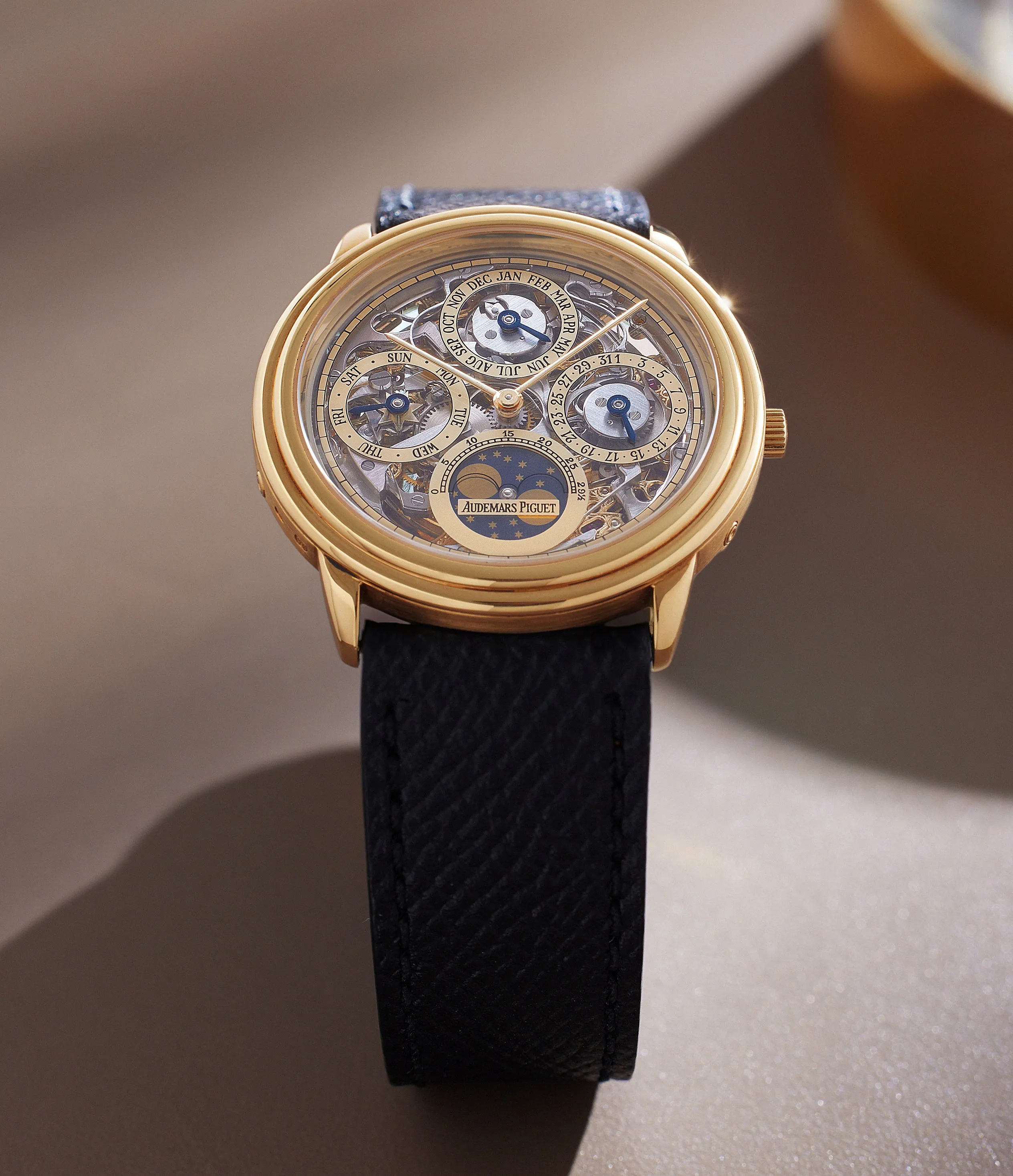 Quantième Perpétuel Skeleton | 25668BA | Yellow Gold
