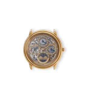 Quantième Perpétuel Skeleton | 25668BA | Yellow Gold
