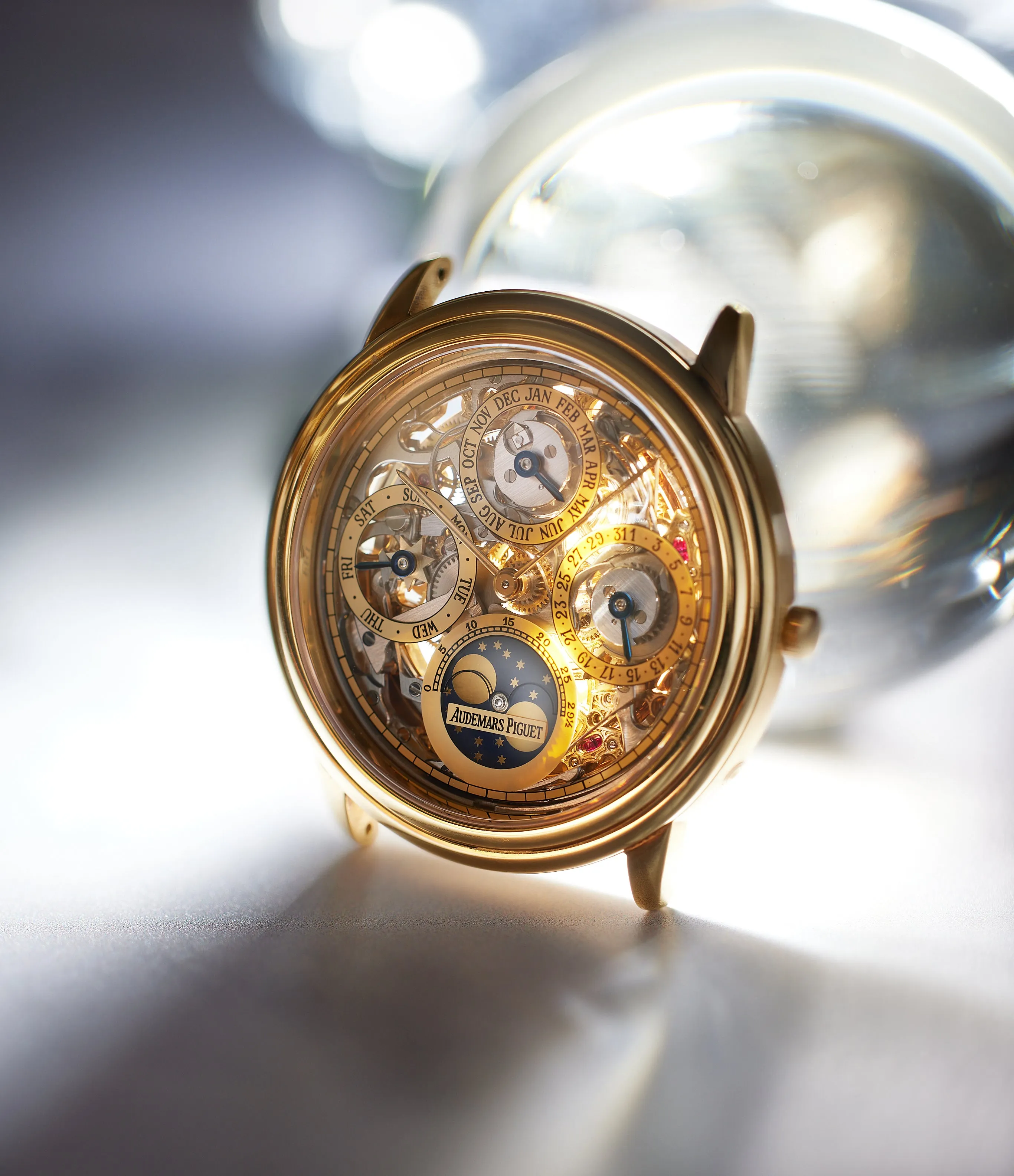 Quantième Perpétuel Skeleton | 25668BA | Yellow Gold