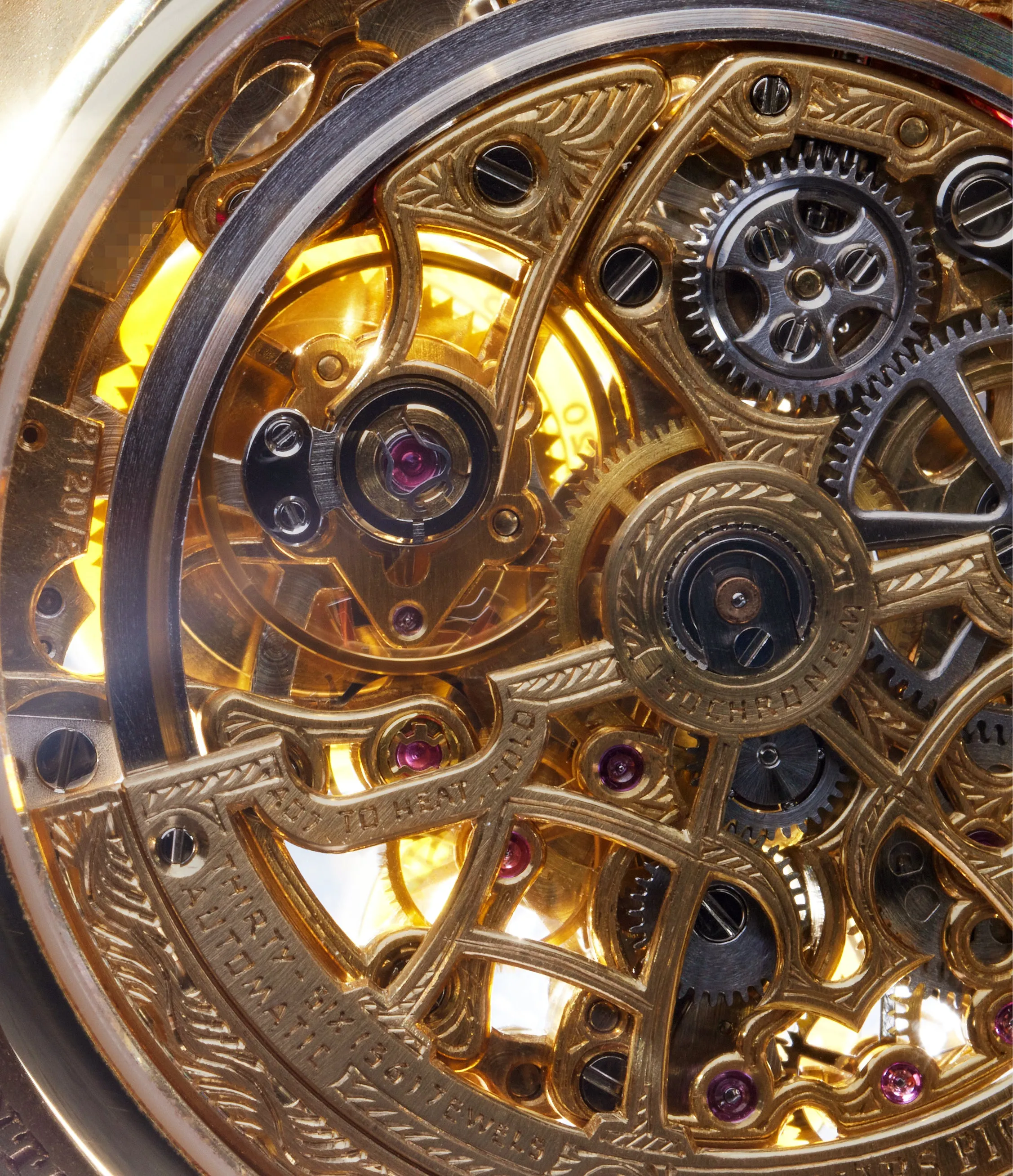 Quantième Perpétuel Skeleton | 25668BA | Yellow Gold