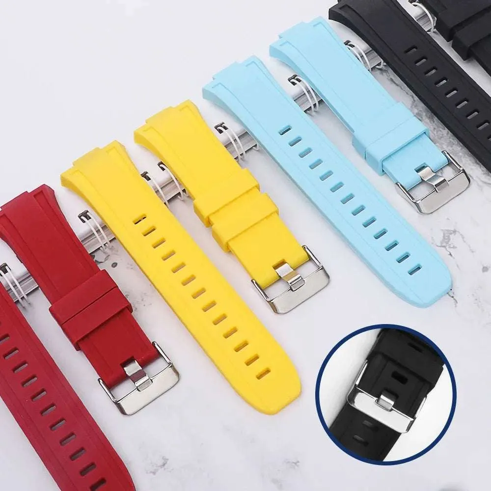 Replacement Rubber Strap Band For Submariner Apple watch Mod Kit Set