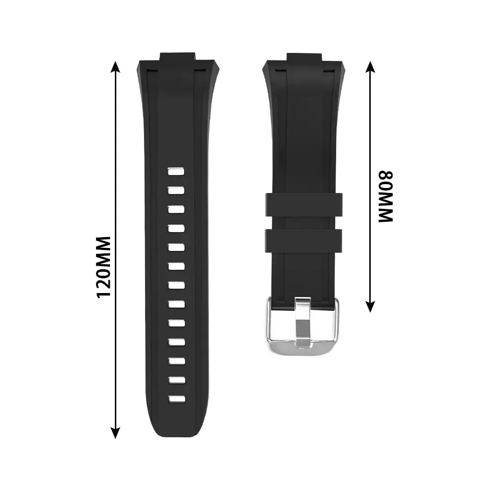 Replacement Rubber Strap Band For Submariner Apple watch Mod Kit Set