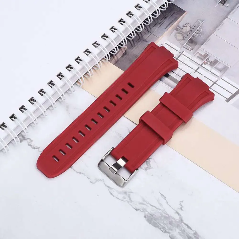 Replacement Rubber Strap Band For Submariner Apple watch Mod Kit Set