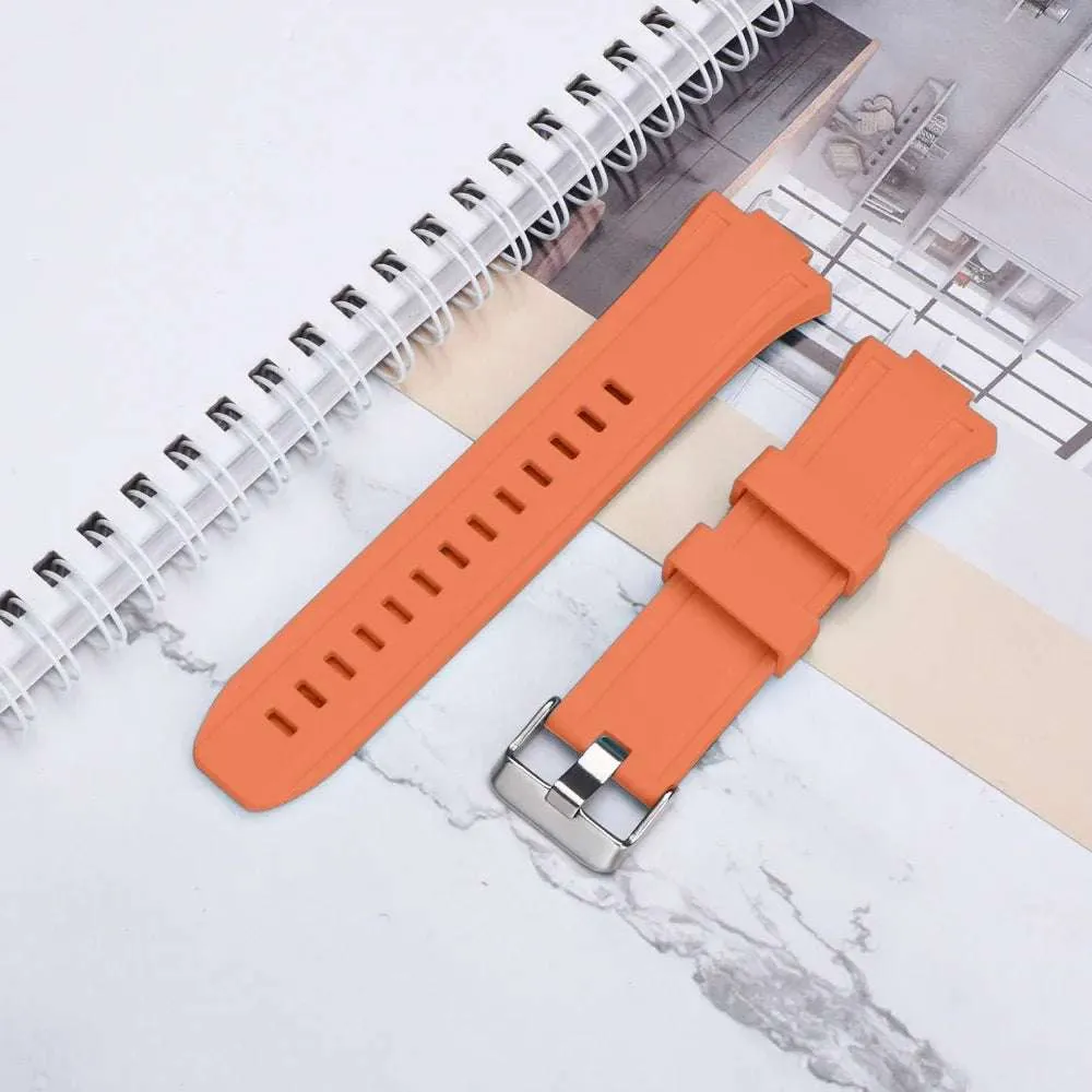 Replacement Rubber Strap Band For Submariner Apple watch Mod Kit Set