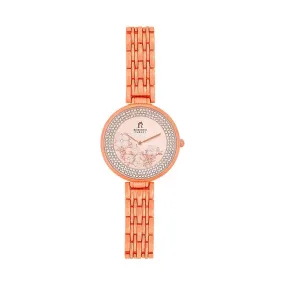 Roberto Carati Summer Rose Gold and Crystal Watch M8105-V2