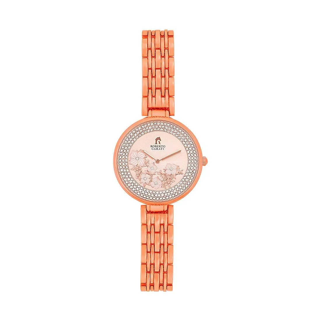 Roberto Carati Summer Rose Gold and Crystal Watch M8105-V2