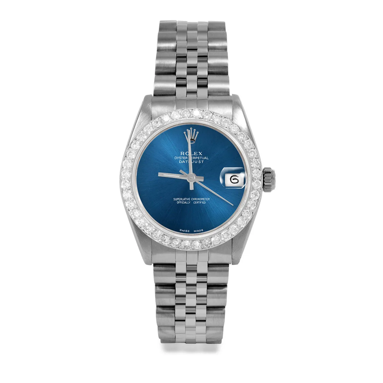 Rolex Datejust 31mm | 6827-SS-BLU-NOHM-2CT-JBL