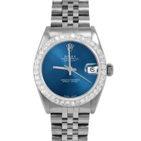 Rolex Datejust 31mm | 6827-SS-BLU-NOHM-2CT-JBL