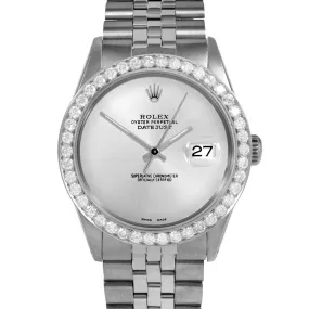 Rolex Datejust 36mm | 1601-SS-SLV-NOHM-25CT-JBL