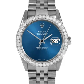 Rolex Datejust 36mm | 16014-BLU-NOHM-25CT-JBL