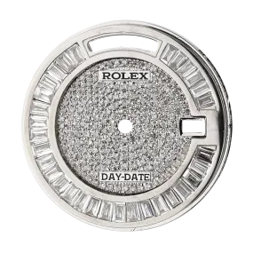Rolex Day-Date 36mm Diamond Set Custom Dial