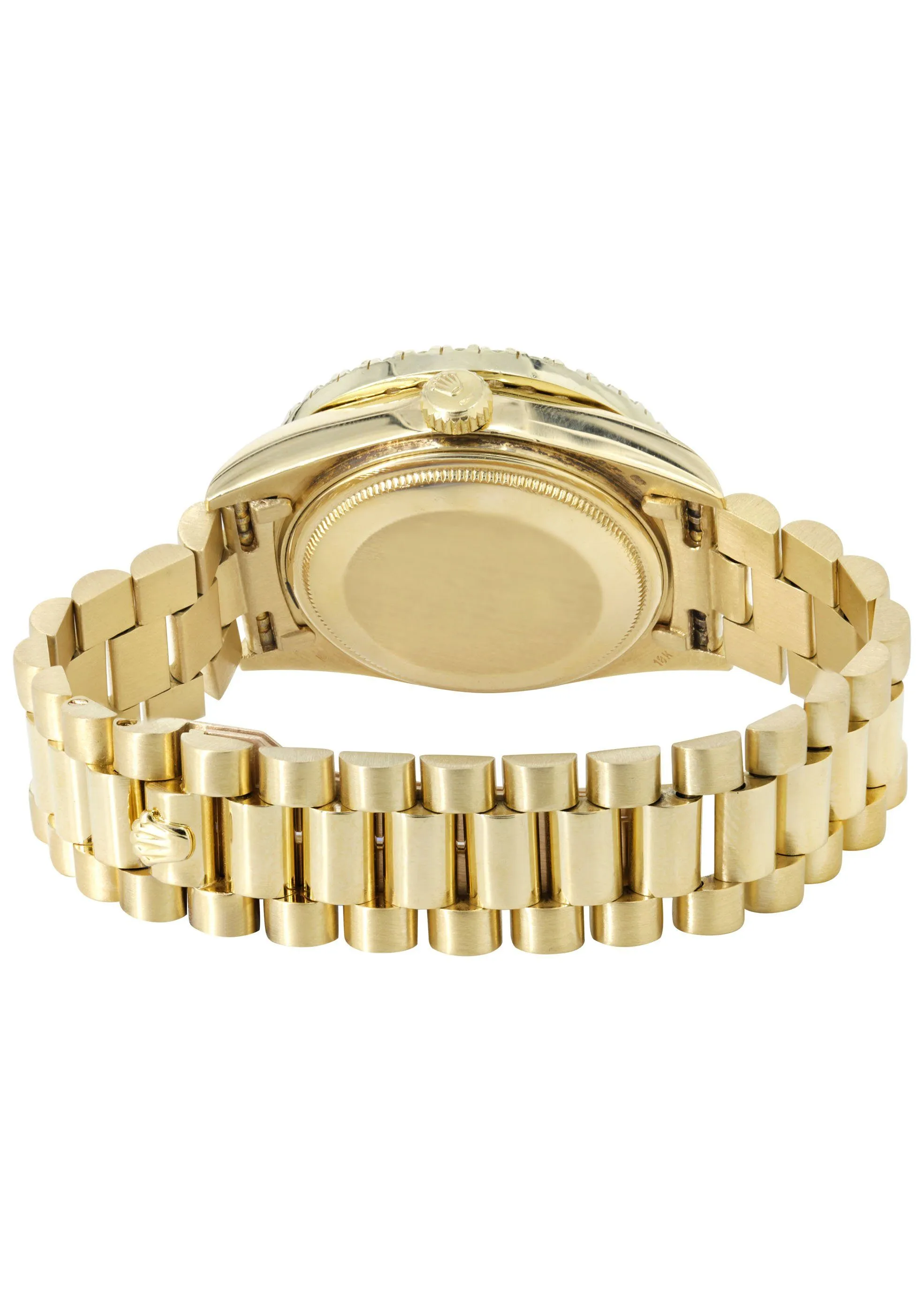 Rolex Day-Date | Presidential | Model 18238 | 18K Yellow Gold | Diamond Bezel | Red Diamond Roman Numeral