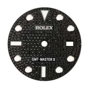 Rolex GMT-Master II 40mm Black Diamond Pavé Custom Dial