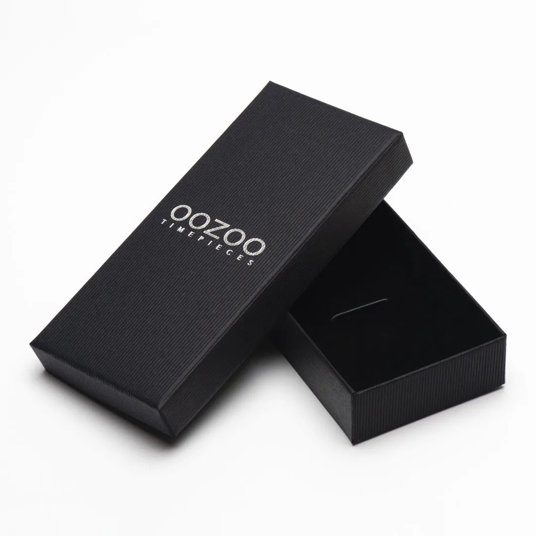 Rose gold coloured OOZOO watch with rose gold coloured metal mesh bracelet - C9920