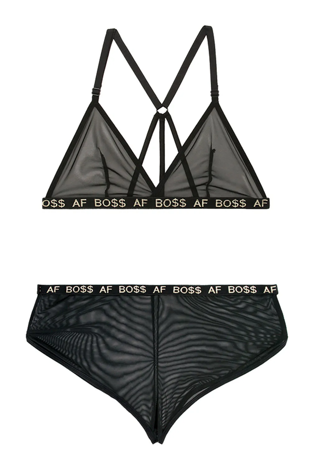 Sale - Boss Af Bralette and Shorts Set