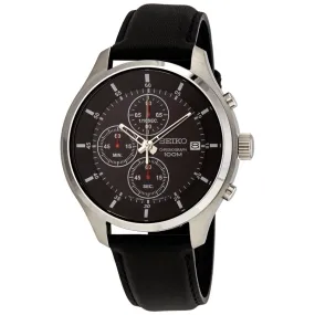 Seiko Neo Sports Chronograph Quartz Black Dial Men's Watch SKS539P2