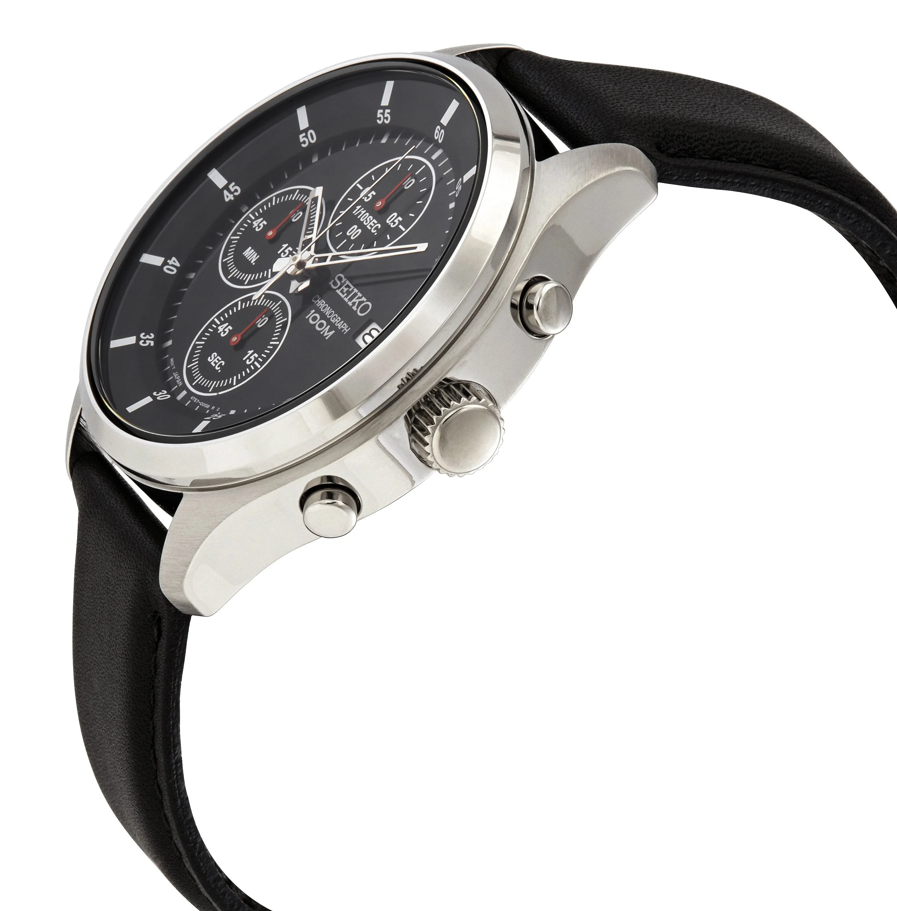 Seiko Neo Sports Chronograph Quartz Black Dial Men's Watch SKS539P2