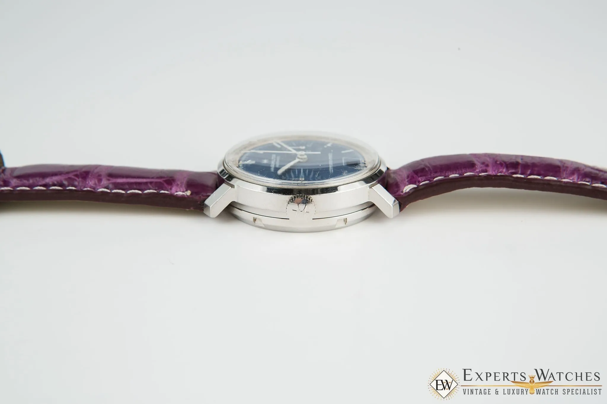 Serviced Vintage 1970's Hamilton Chrono-Matic Chronograph Date Blue Cal 11 Watch