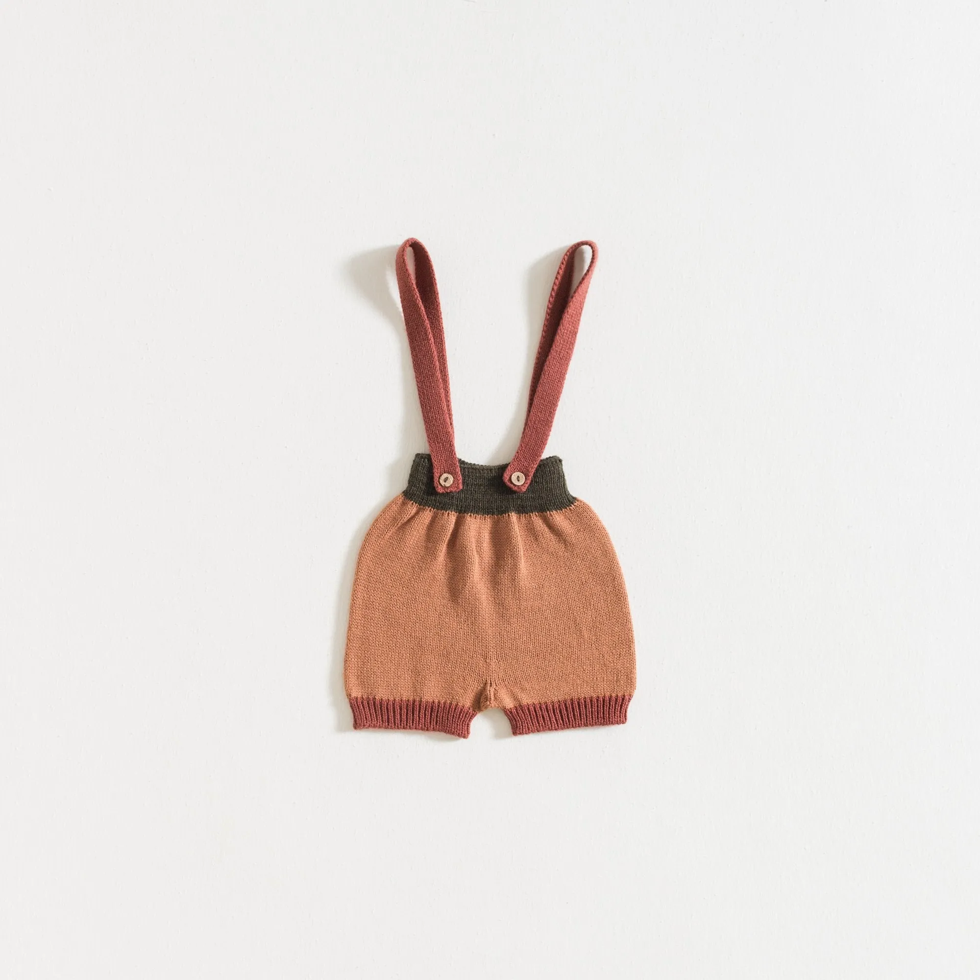 SHORTS / OCHRE-GREEN-MAHOGANY