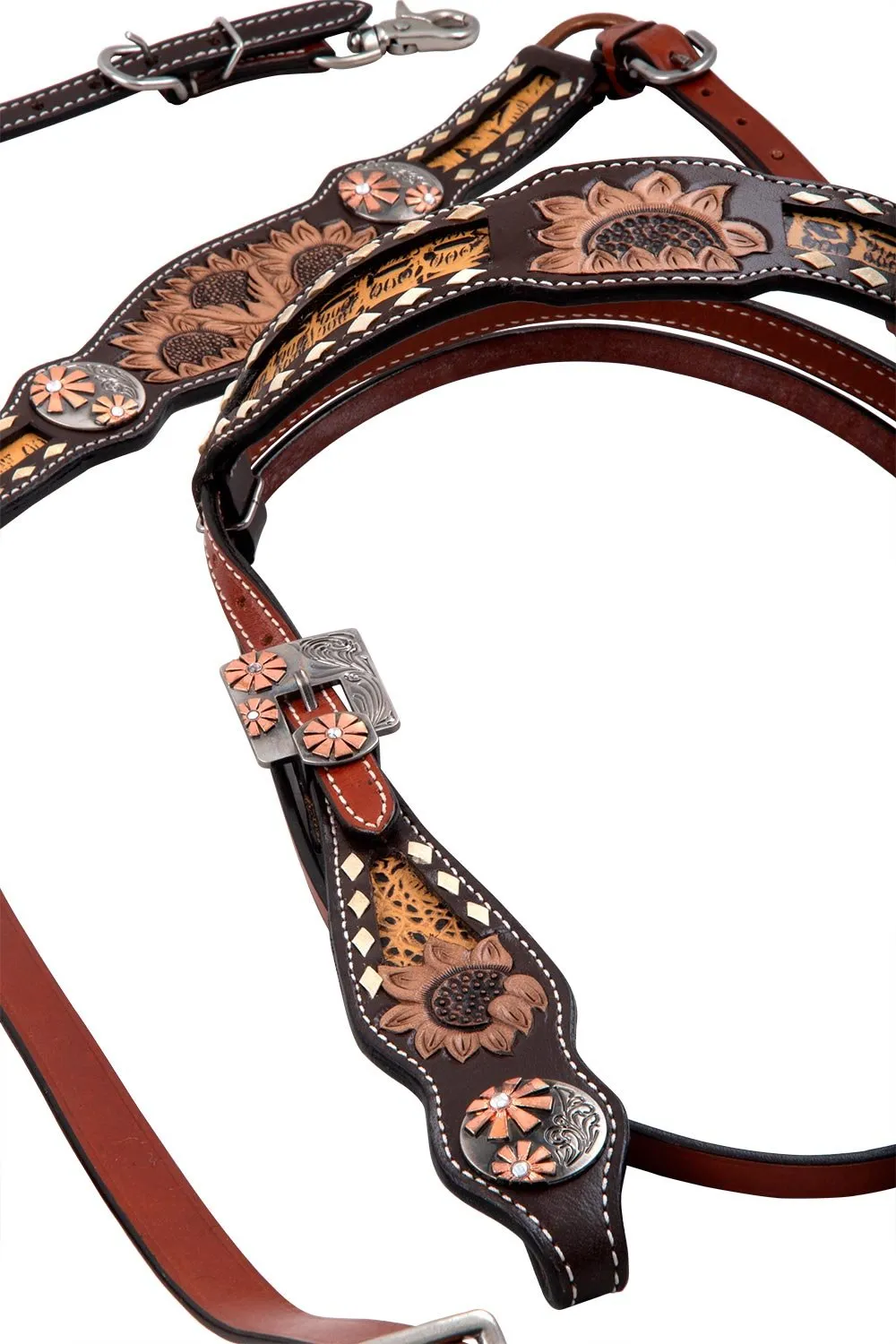 Showman Sunflower & Gator Tack Set
