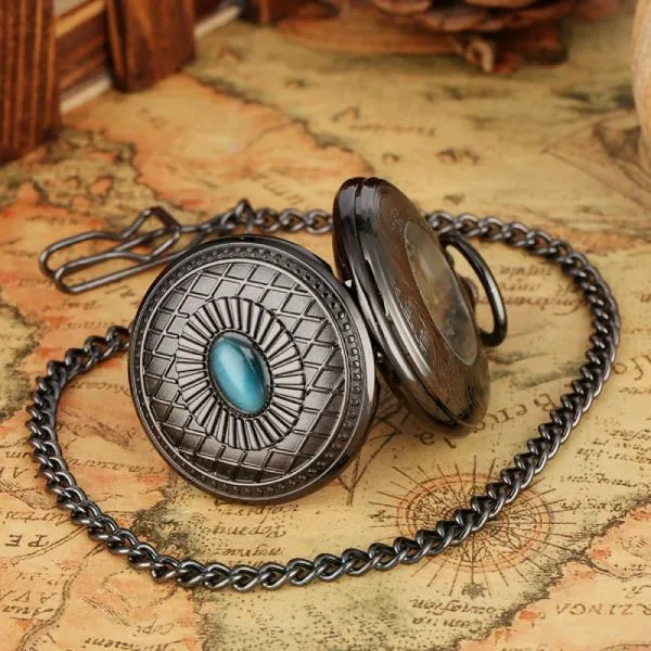 Skeleton Steampunk pocket watch