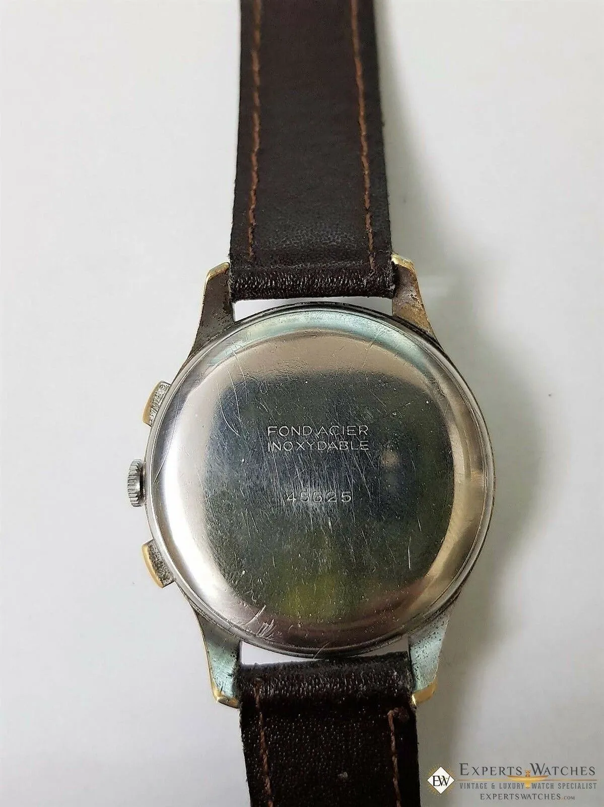 SOLD!!!  1950s Serviced Vintage Officers Lemania Chronograph cal 1270 (320 / 321) Watch
