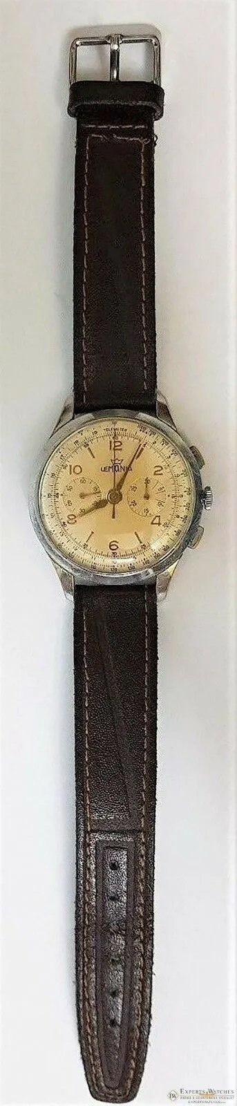 SOLD!!!  1950s Serviced Vintage Officers Lemania Chronograph cal 1270 (320 / 321) Watch
