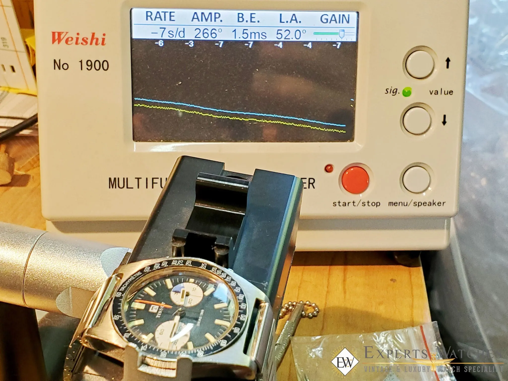 Sold! 1960's Vintage Tissot Seastar Chronograph Lemania 870 1277 321 Bracelet & Box