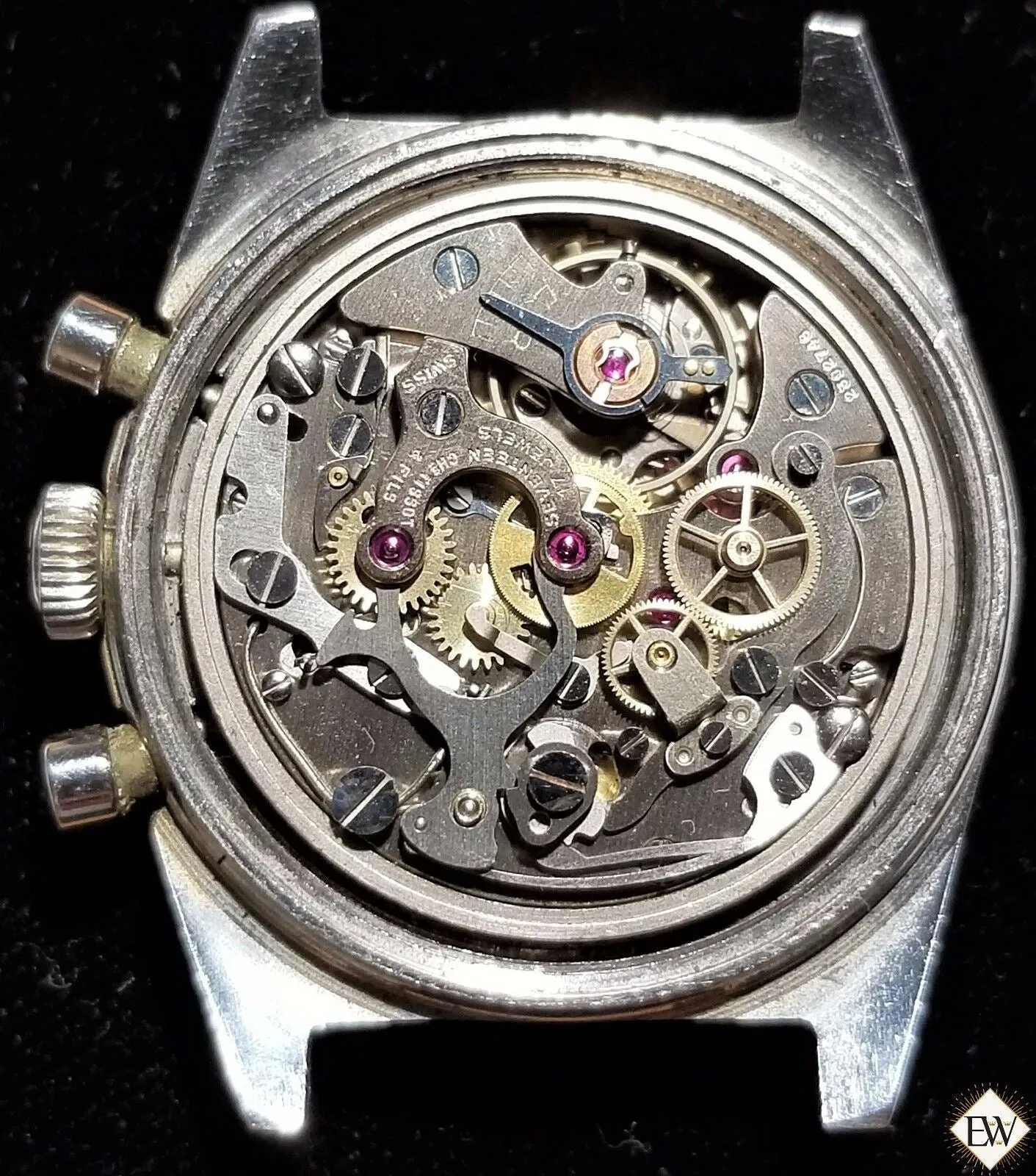 Sold! 1960's Vintage Tissot Seastar Chronograph Lemania 870 1277 321 Bracelet & Box