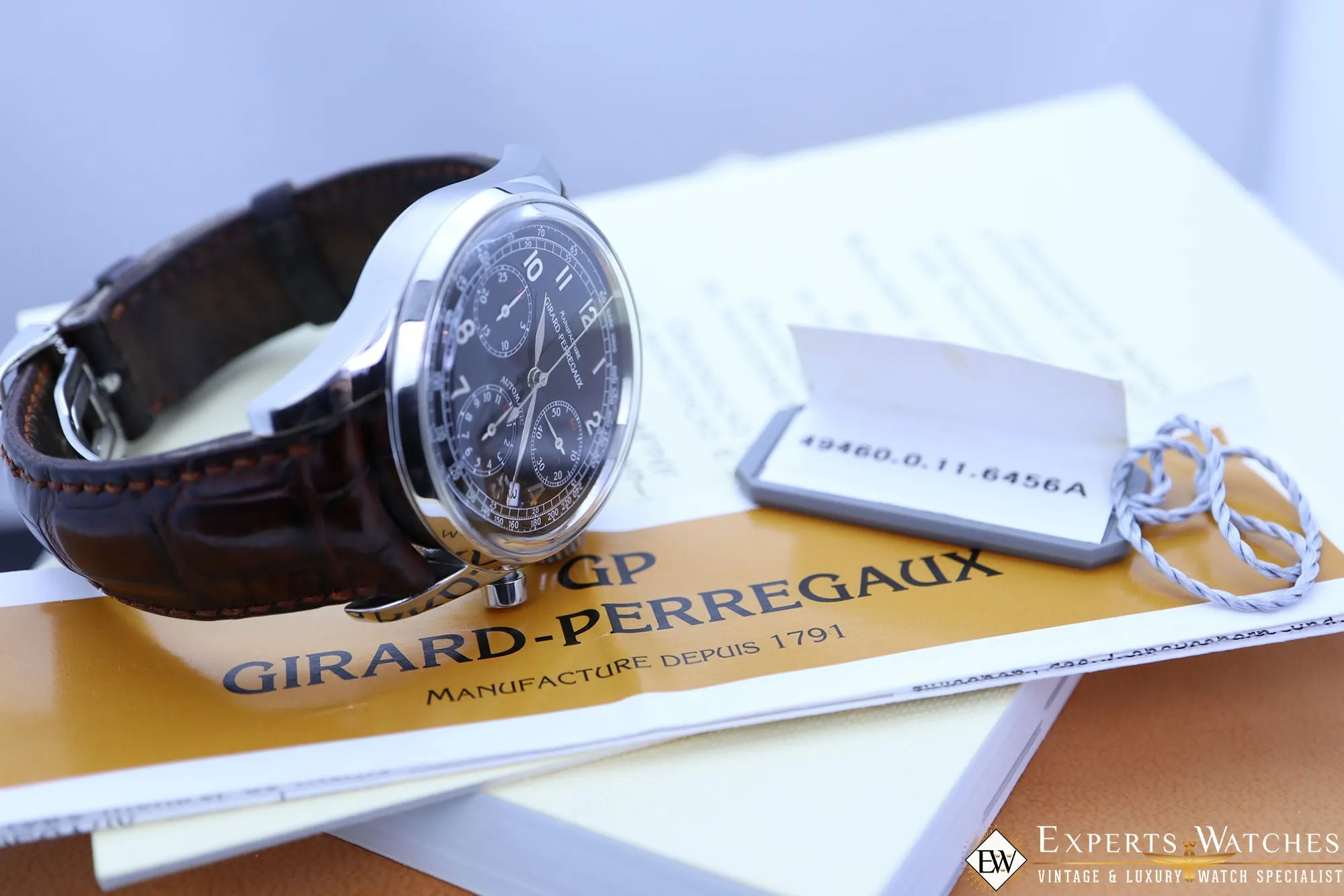 Sold!!! GIRARD PERREGAUX CLASSIC 1999 Ref. 4946 Chronograph 38mm Automatic CAL 3370 GP