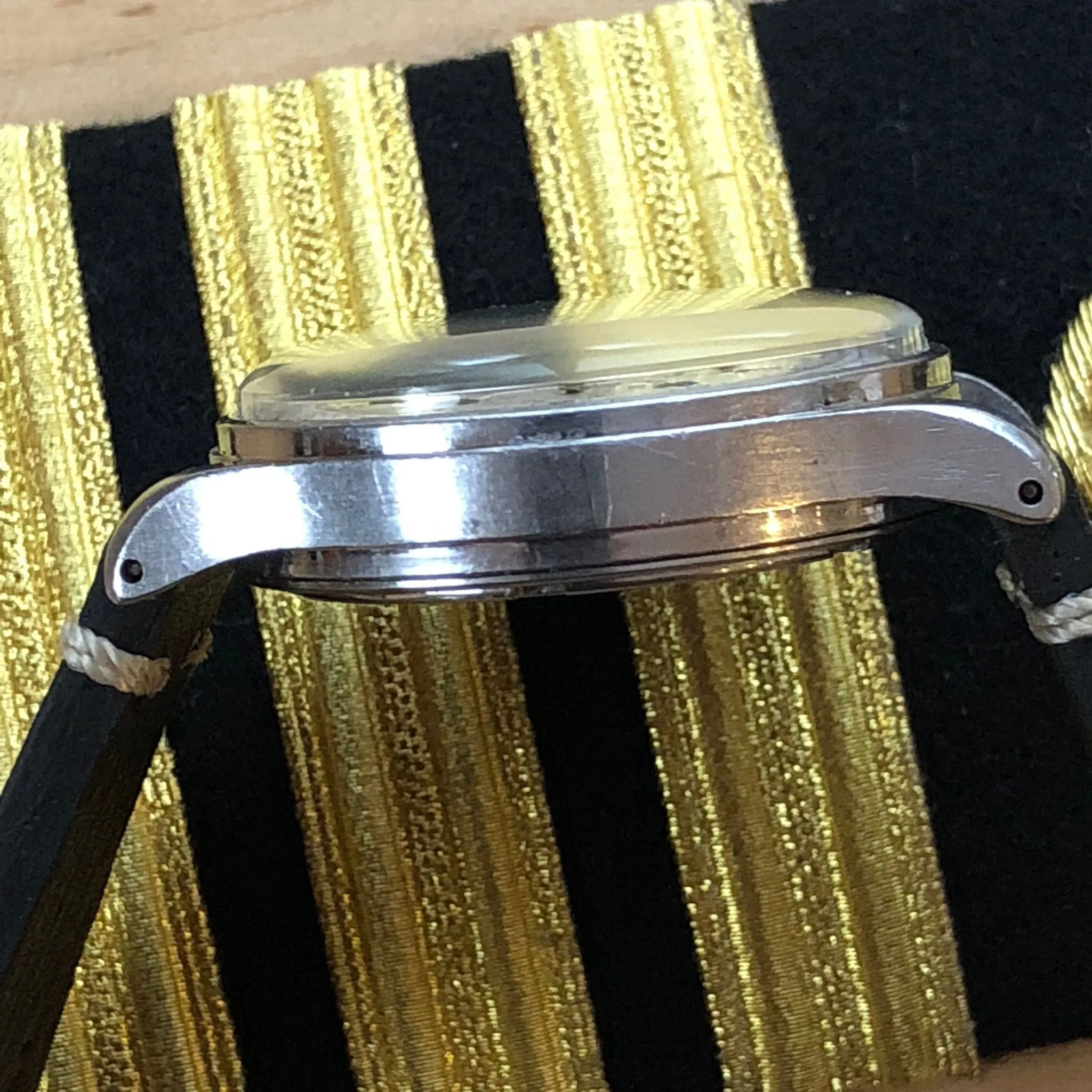 Sold - Lemania Vintage Military Pilot Aviator Chronograph Calibre 27 CH (Omega 321) Same as Omega 2451 - US Navy World War II Inscription 1942-1949