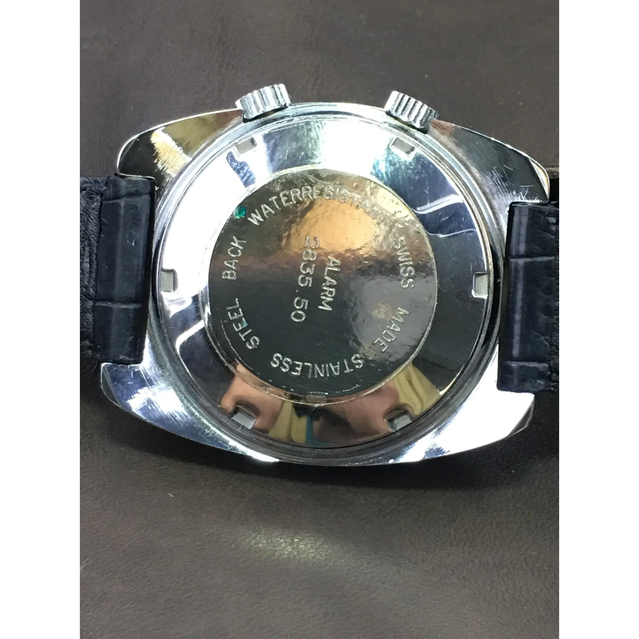 Sold - Rodania Datofonic Automatic Alarm Day Date A. Schild (a.s.) 5008, 1970’s New Old Stock