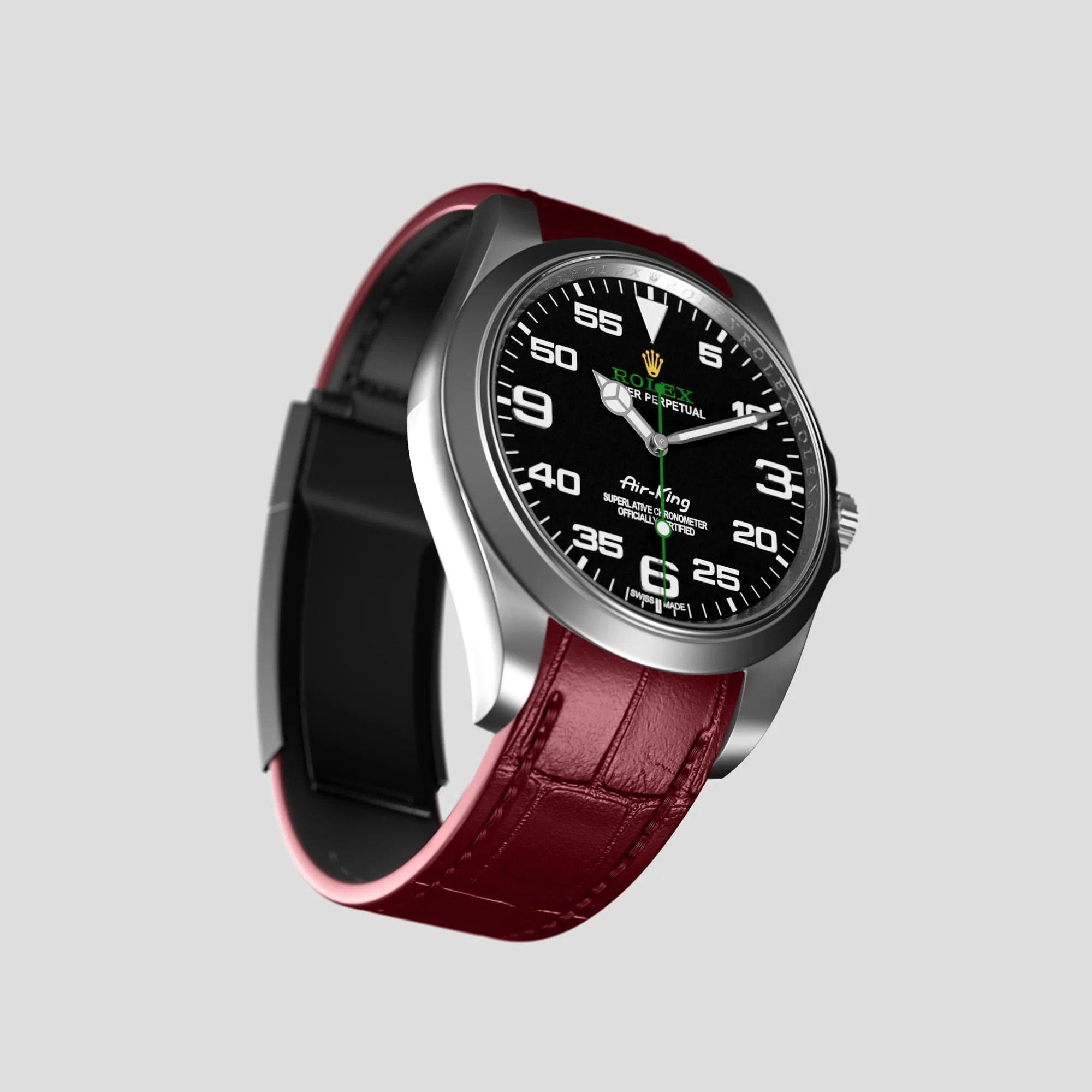 Sport Band For Rolex Air-King In Alligator