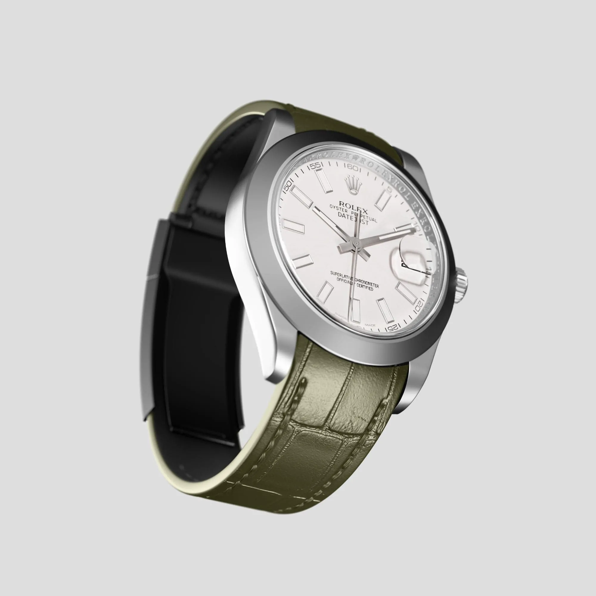 Sport Band For Rolex Datejust 36mm In Alligator