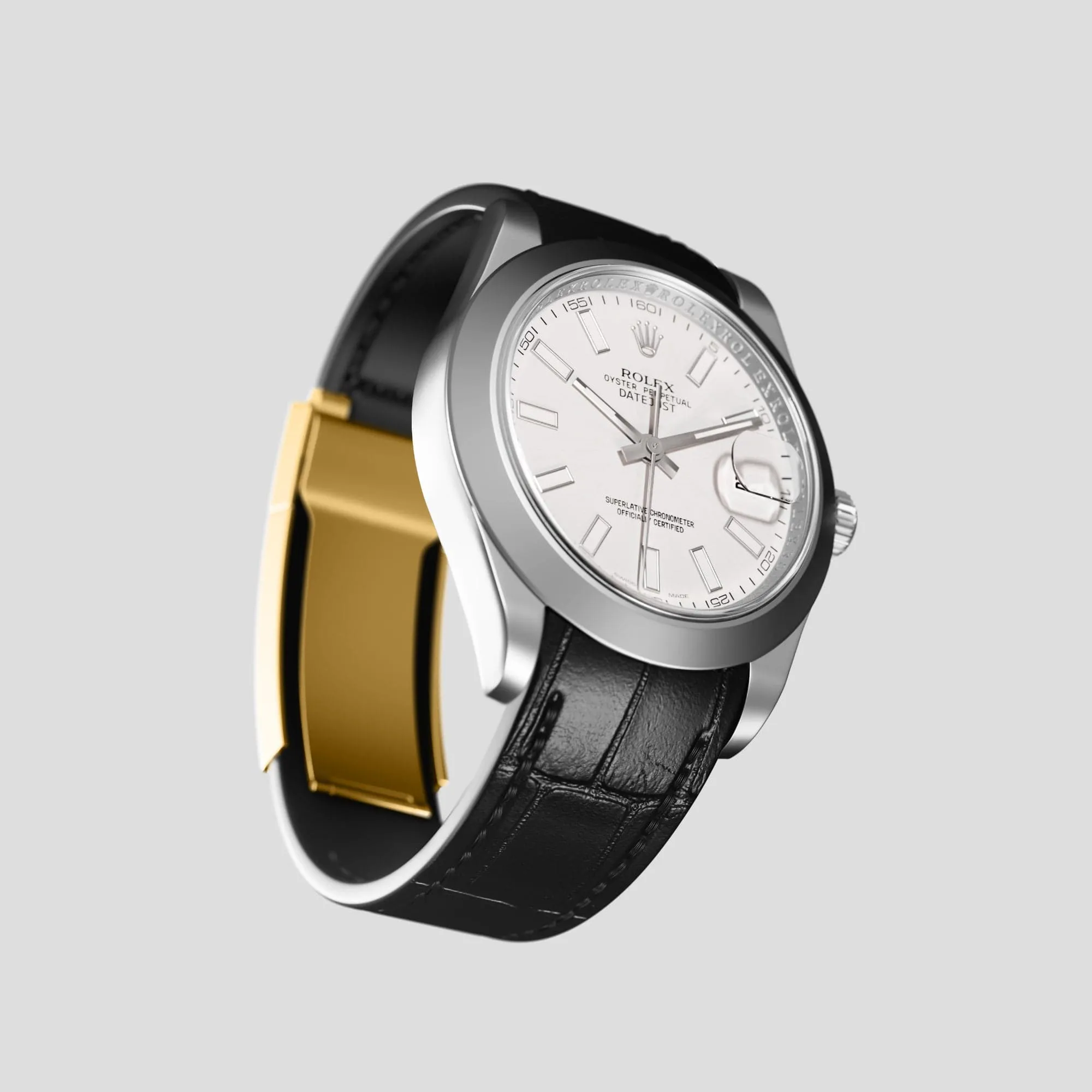 Sport Band For Rolex Datejust 36mm In Alligator