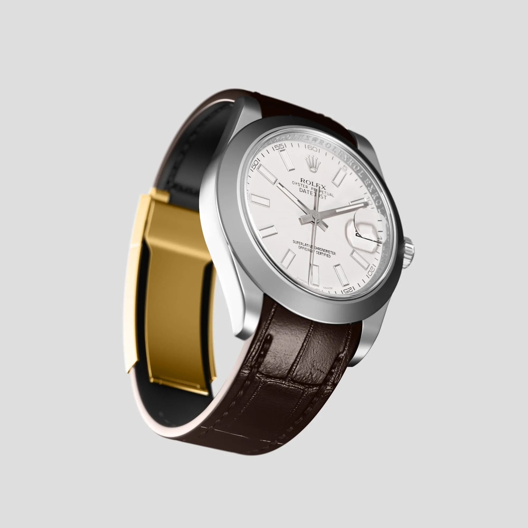 Sport Band For Rolex Datejust 36mm In Alligator