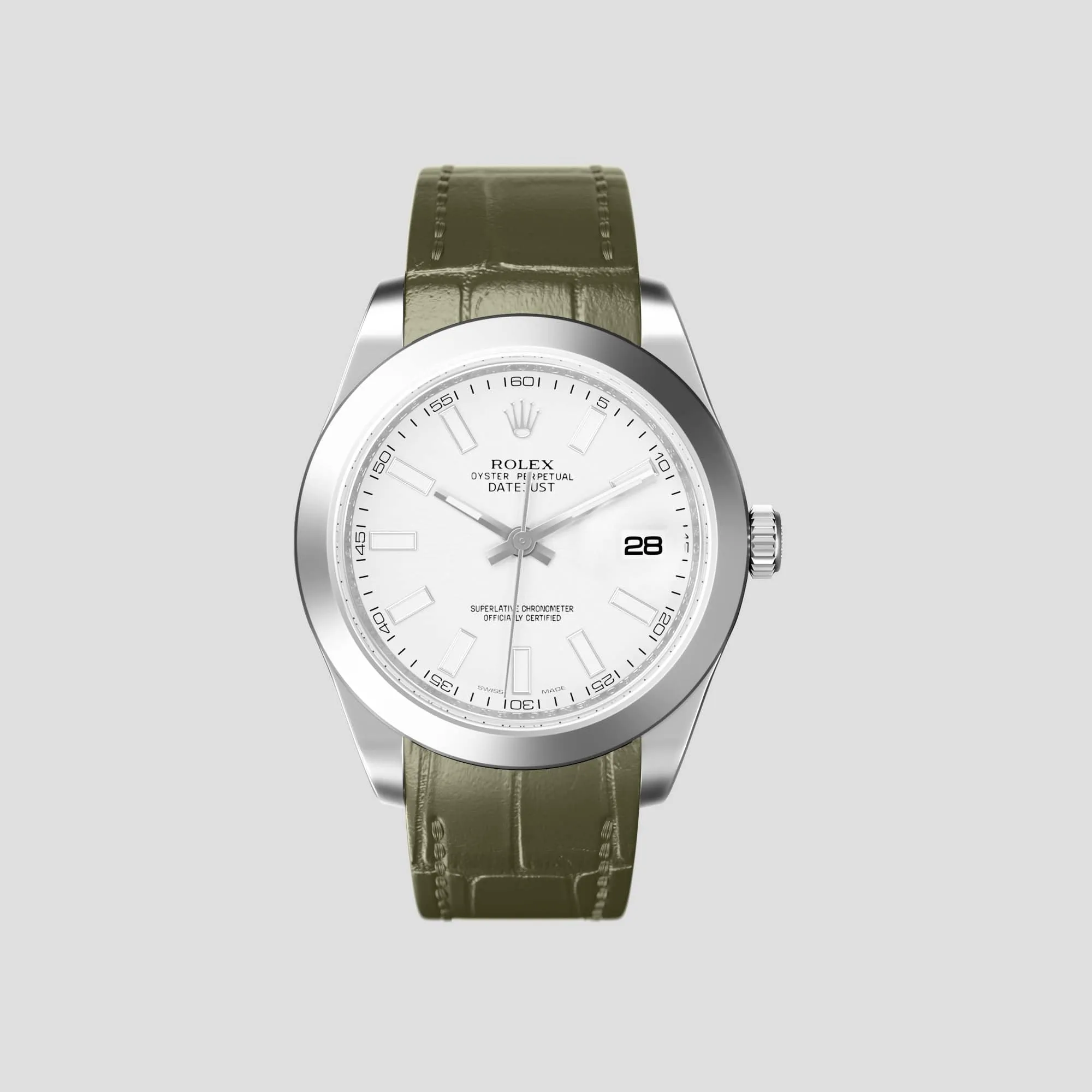 Sport Band For Rolex Datejust 36mm In Alligator