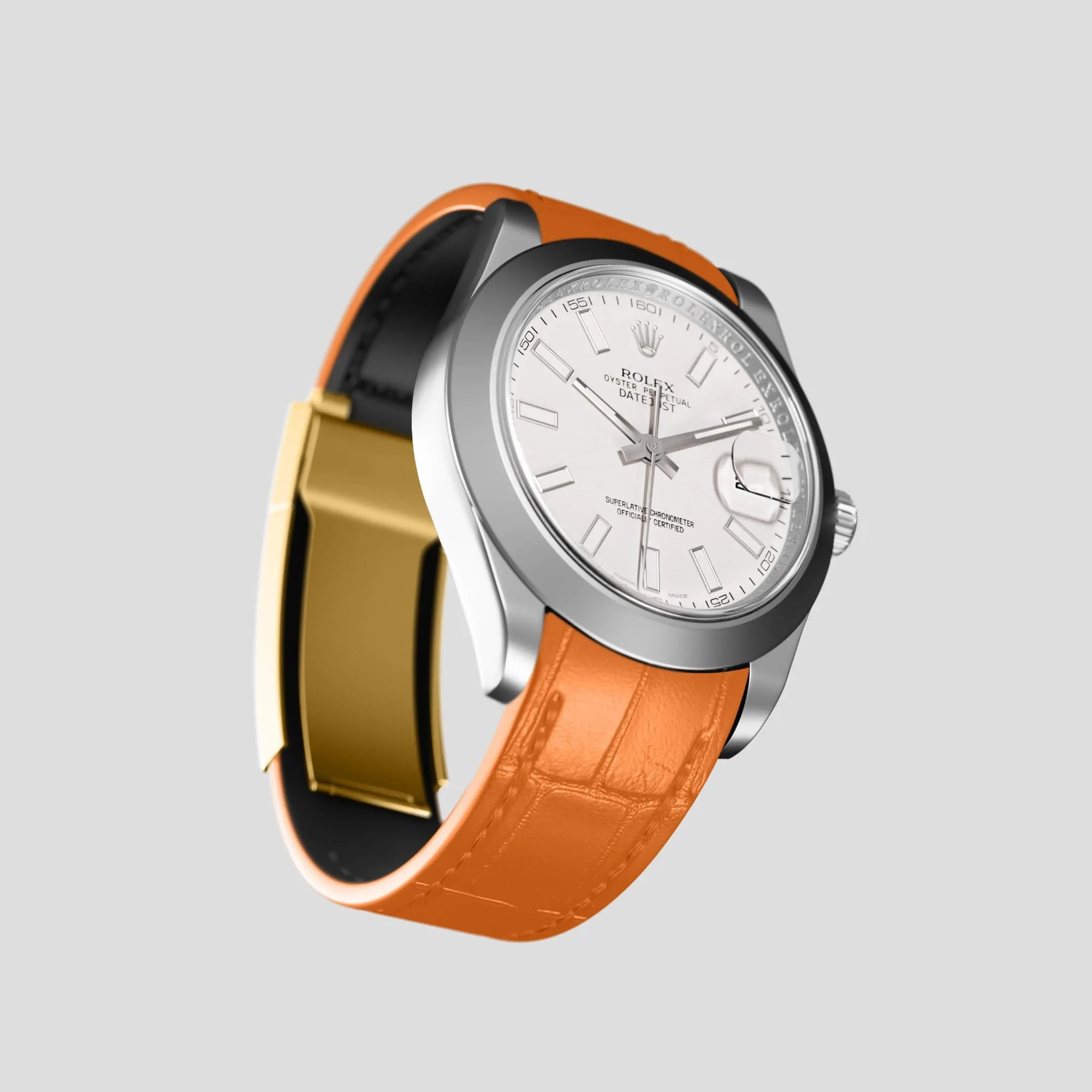 Sport Band For Rolex Datejust 36mm In Alligator