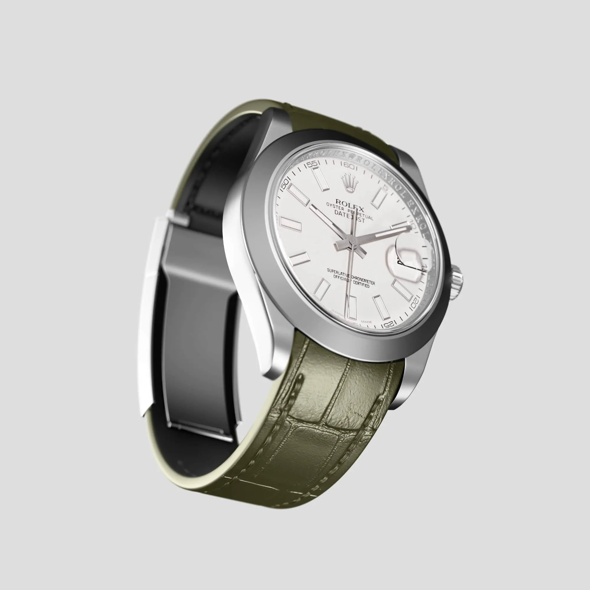 Sport Band For Rolex Datejust 36mm In Alligator
